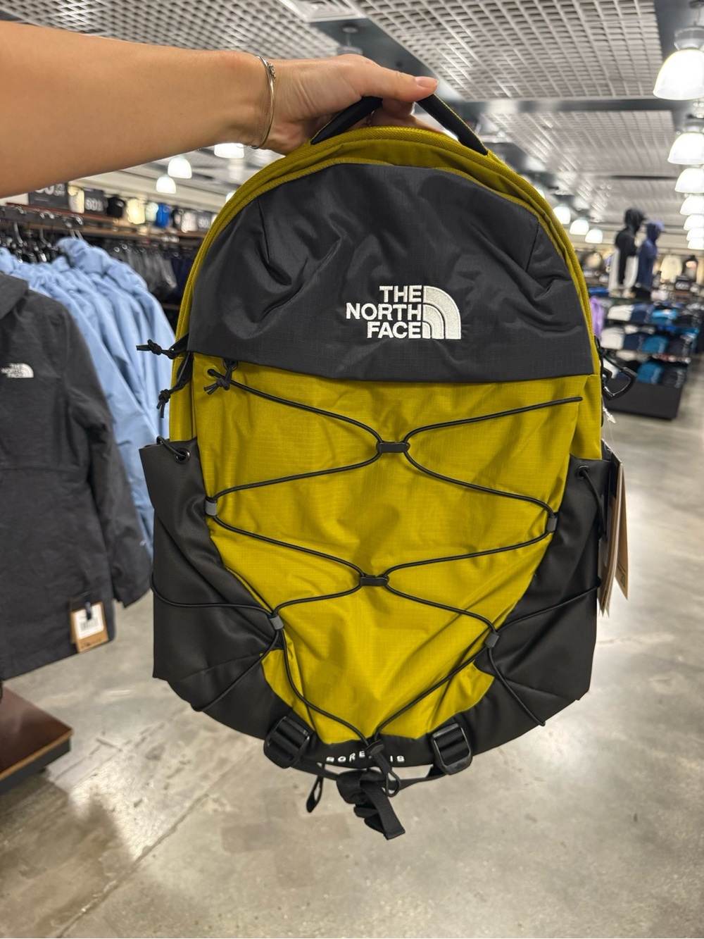 NWT!The North Face Yellow-Green & Black Daypack Backpack